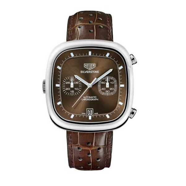 Tag Heuer Silverstone Swiss Clone Automatic 41mm Carbon Fiber Case Blue Face Watch