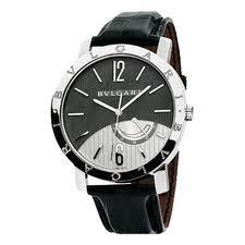 Bvlgari Homage 101384 BBW41BGL 18kt White Gold Automatic Diamond Bezel Watch