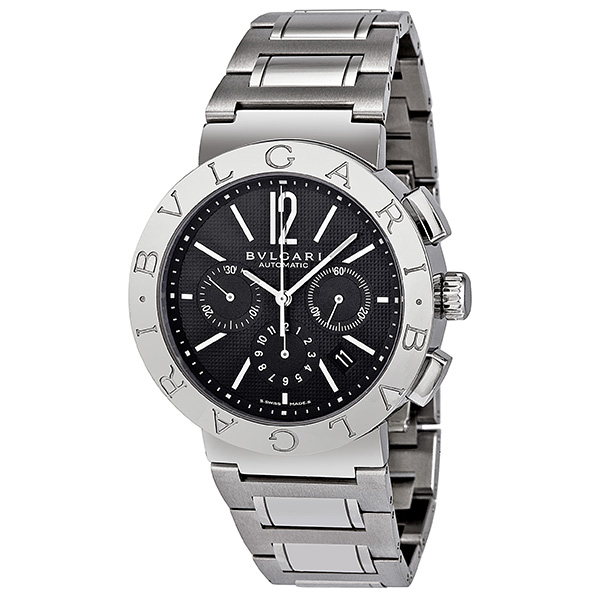 Bvlgari Bv101560 Reps Automatic Blue Steel Chronograph Watch