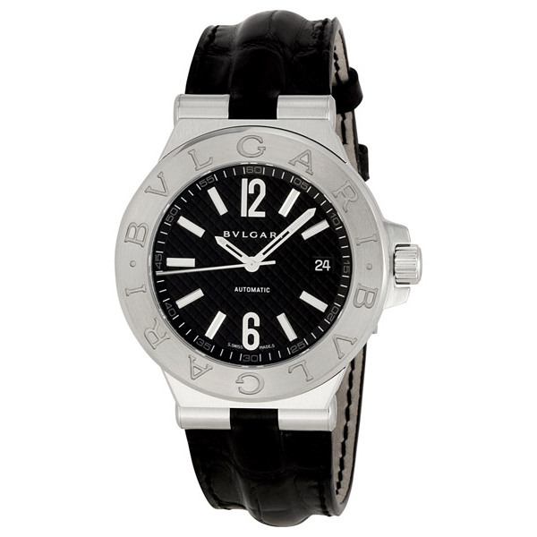 Bvlgari 101621 Imitation Automatic Black PVD Case Men's Watch