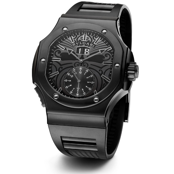 Bvlgari Replica 101906 Swiss Auto Black Chronograph Watch