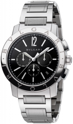 Bvlgari 102045 Men's Automatic Black Chronograph Watch - Luxury Clone