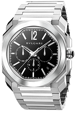 Bvlgari 102116 Mens Watch - Timeless Elegance Automatic Chronograph Water-Resistant Watch