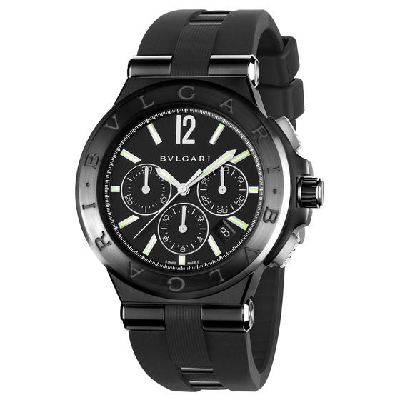 Bvlgari 102122 Swiss Clone Automatic Jet Black Face 100m Waterproof Luxury Watch