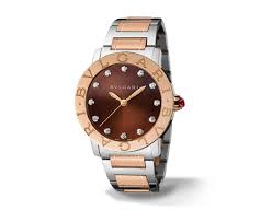 Bvlgari Homage 102159 Swiss Clone 41mm Rose Gold Case Automatic Black Dial Watch