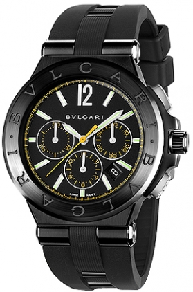 Bvlgari Octo Finissimo Swiss Engineered Black Diver Watch