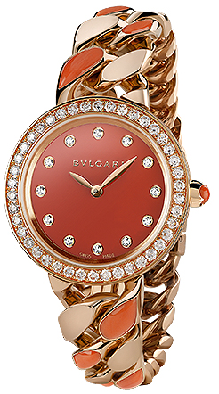 Bvlgari 102170 Diamond-Encrusted Ladies Watch - Glamourous Gold, 32mm, Automatic
