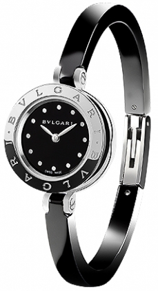 Bvlgari Homage 102177 Luxury Chronograph Black Ceramic-Edge Steel Watch