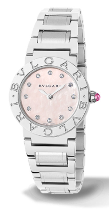 Bvlgari 102201 Swiss Clone Automatic Gold-Plated Case Jet Black Dial Watch