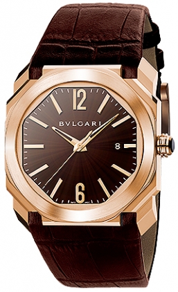 Bvlgari 102250 Automatic Steel & Gold Chronograph Watch
