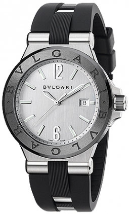 Bvlgari Homage Silvered Case Automatic Chronograph Watch