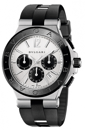 Bvlgari Homage 102253 Automatic Chronograph Jet Black Watch