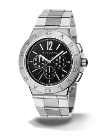 Bvlgari 102330 Imitation Steel Chronograph Dive Watch