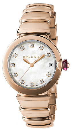 Bvlgari Homage 102353 Pearlized Dial Elegant Lady's Watch
