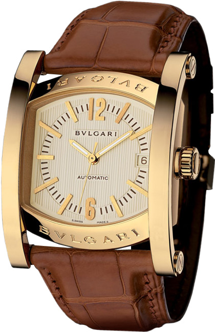 Bvlgari Homage Automatic Gold-Plated Case Jet Black Dial Reps Watch