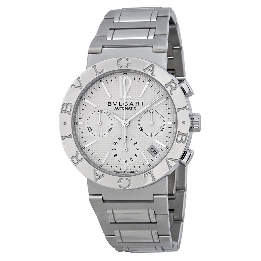Bvlgari Homage BB38WSSDCH-N Automatic Stainless Steel Dive Watch - Jet Black Face 300m Water Resistant