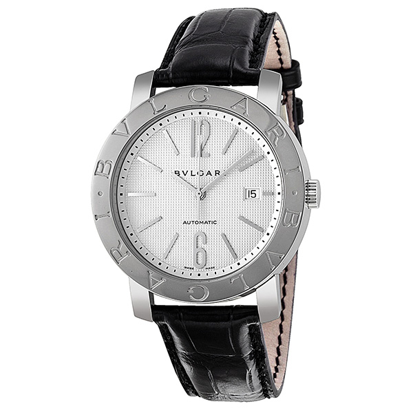 Bvlgari BB42WSLDAUTO Swiss Clone Automatic Jet Black Face Water-Resistant Watch