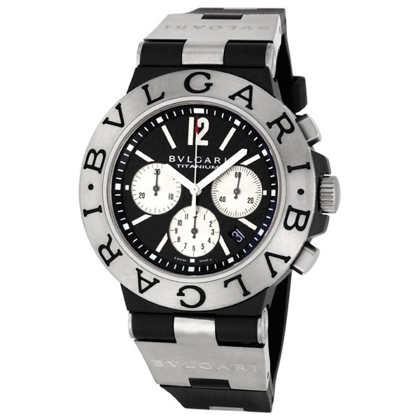 Bvlgari Diagono Swiss Clone Automatic Grey Chronograph Watch