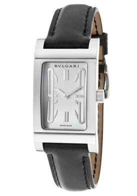 Bvlgari Rettangolo RT39SLD Imitation Gold-Plated Case Automatic Jet Black Watch