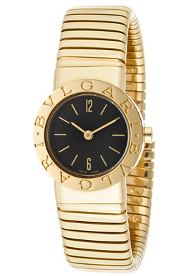 Bvlgari Tubogas Steel & Gold Quartz Bracelet Watch Replica