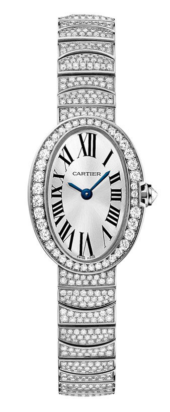 Cartier Baignoire Classic Automatic Swiss Reps, Rose Gold & Black Dial 35mm Watch