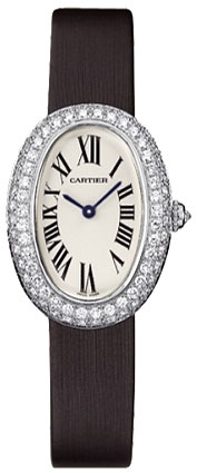 Cartier Baignoire WB509731 Imitation Watch - Timeless Classic Silver Steel Case with Black Roman Dial