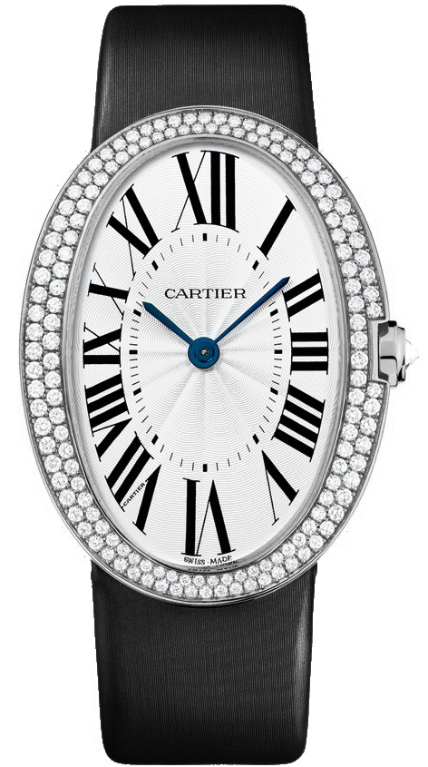 Cartier Baignoire WB520009 Clone Swiss Movement Silver Hands Automatic Ladies Watch