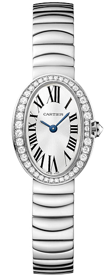 Cartier Baignoire WB520025 Classic Silver自动上链优雅腕表