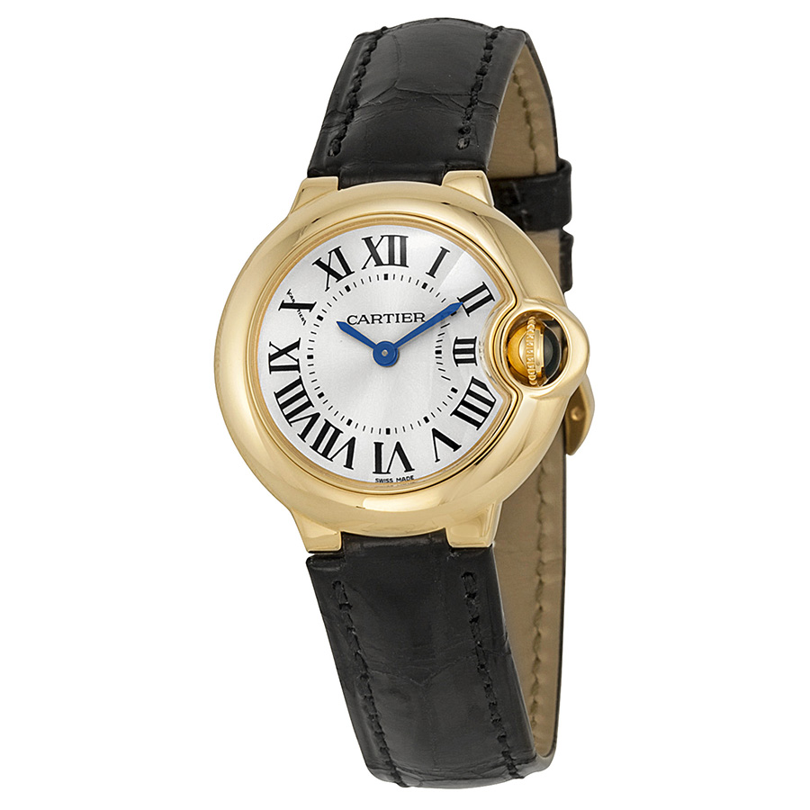 Cartier Ballon Bleu 18K Yellow Gold Self-Winding Sapphire Dial Luxury Replica Watch