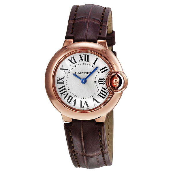 Cartier Ballon Bleu de Cartier Inspired石英钢款自动表盘优雅女士腕表