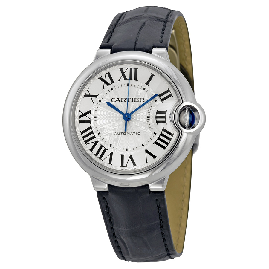 Cartier Ballon Bleu Blue-Green Dial Stainless Steel Automatic Men's Watch