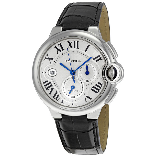 Cartier Ballon Bleu Clone Automatic Silvered Guilloche Dial Lacquered Lady's Watch