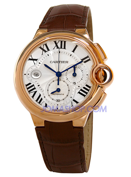 Cartier Ballon Bleu Automatic Steel Silver Dial 42mm Replica Watch