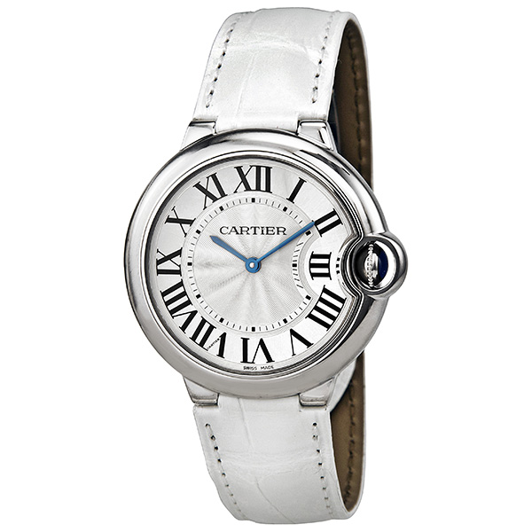 Cartier Ballon Bleu Opaline Silver Dial Automatic Gentleman's Watch