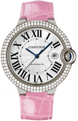Cartier Ballon Bleu Imitation Blue Steel Automatic 42mm Mens Watch