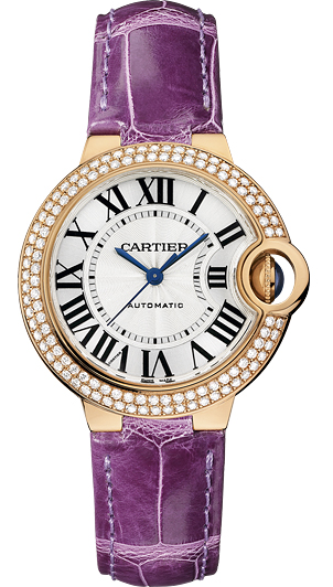 Cartier Ballon Bleu Women's Elegant Diamond Bezel Quartz Watch