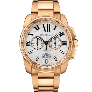 Cartier Calibre de Cartier Swiss Clone Automatic Jet Black Watch