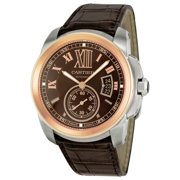 Cartier Calibre W7100051 Clone: Automatic Self-Wind Timepiece with Chic Black Face