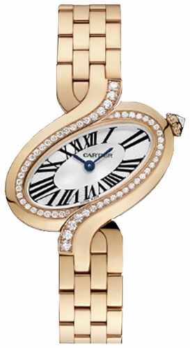 Cartier Delices 18kt Rose Gold Automatic Face Lady's Watch