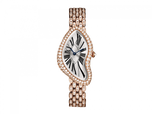 Cartier Replica Gatsby Gold-Plated Ladies Watch with Deployant Clasp