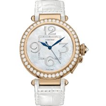 Cartier Pasha de Cartier Swiss Made Quartz Silver Dial Replica Watch