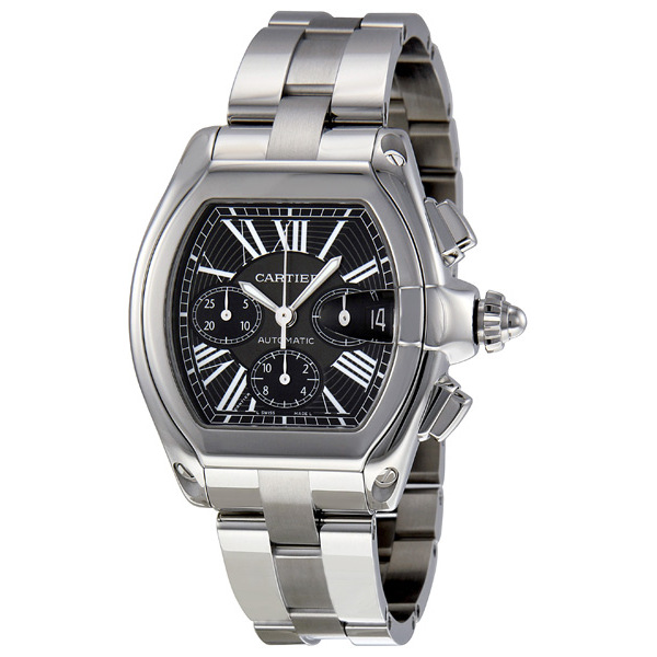 Cartier Roadster Clone Automatic Steel Silver Dial 36mm Watch