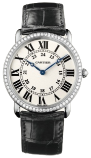 Cartier Ronde Louis Cartier Swiss Clone Automatic 36mm Gold-Plated Watch