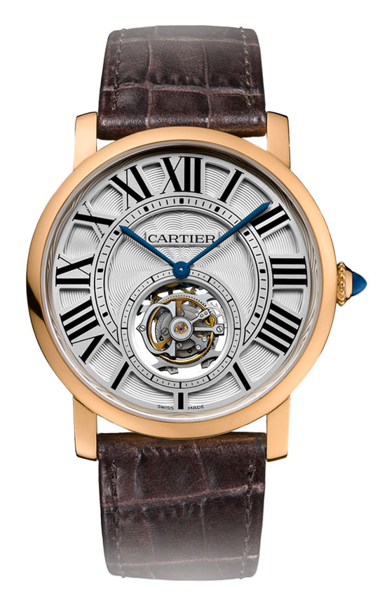Cartier Rotonde W1556215 Automatic Gold Chronograph Watch