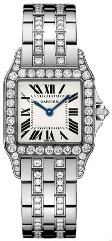 Cartier Santos Silver Watch: Iconic Pilot Design, Swiss Quartz, Polished Case