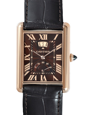 Cartier Tank W1560002 Imitation Gold & Diamond ladies Watch