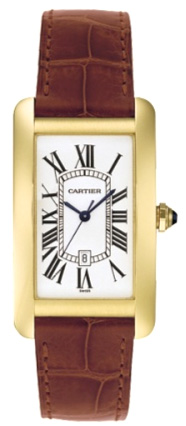 Cartier Tank Automatic Steel Silver Dial Replica Mens Watch