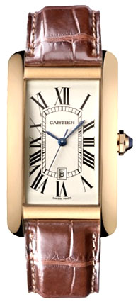 Cartier Tank W2609156 Clone Automatic Swiss Movement Steel Case Black Dial Watch