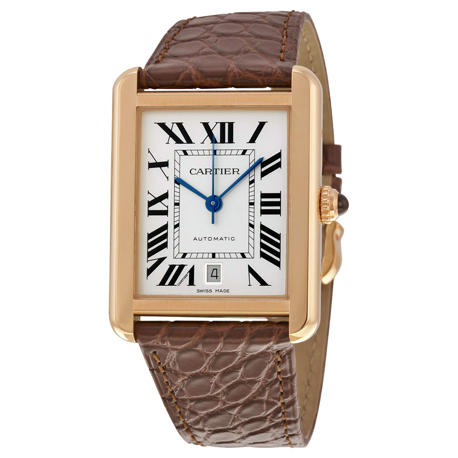 Cartier Tank Swiss Crafted 5200026 Automatic Rose Gold Timepiece