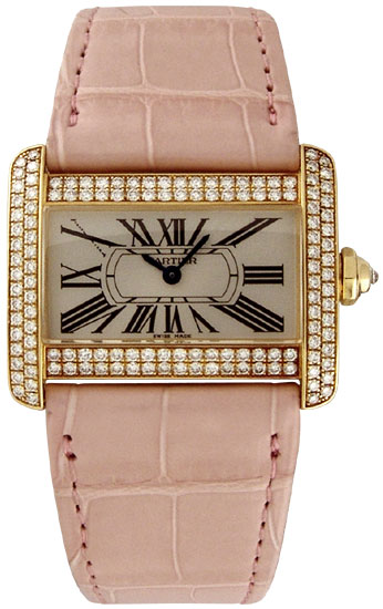 Cartier Tank WA301071 Swiss Imitation Watch - Automatic Sapphire Crystal 32mm Rose Gold